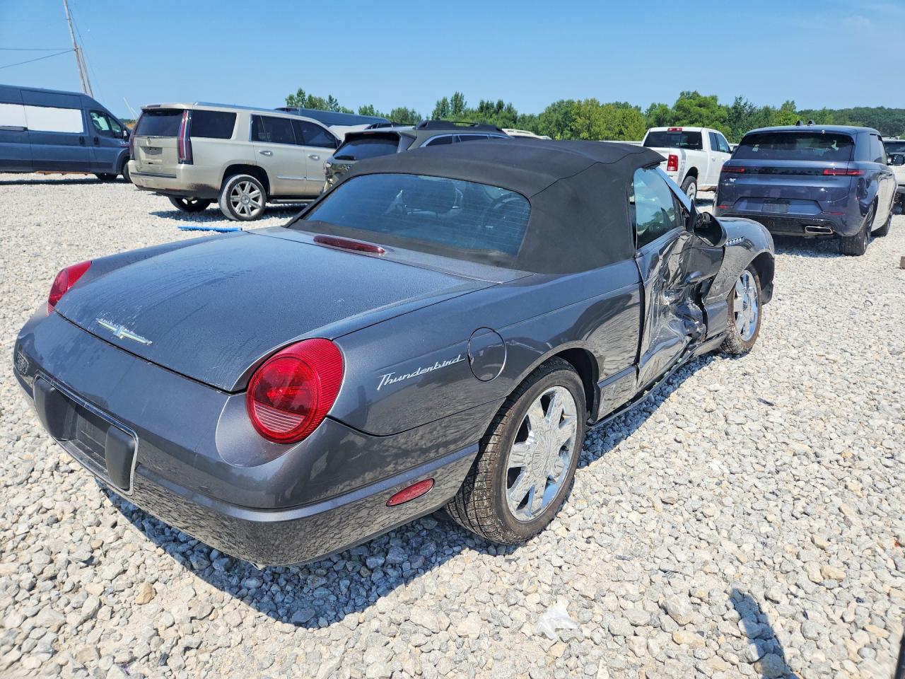 2003 Ford Thunderbird Серый vin: 1FAHP60A63Y100741