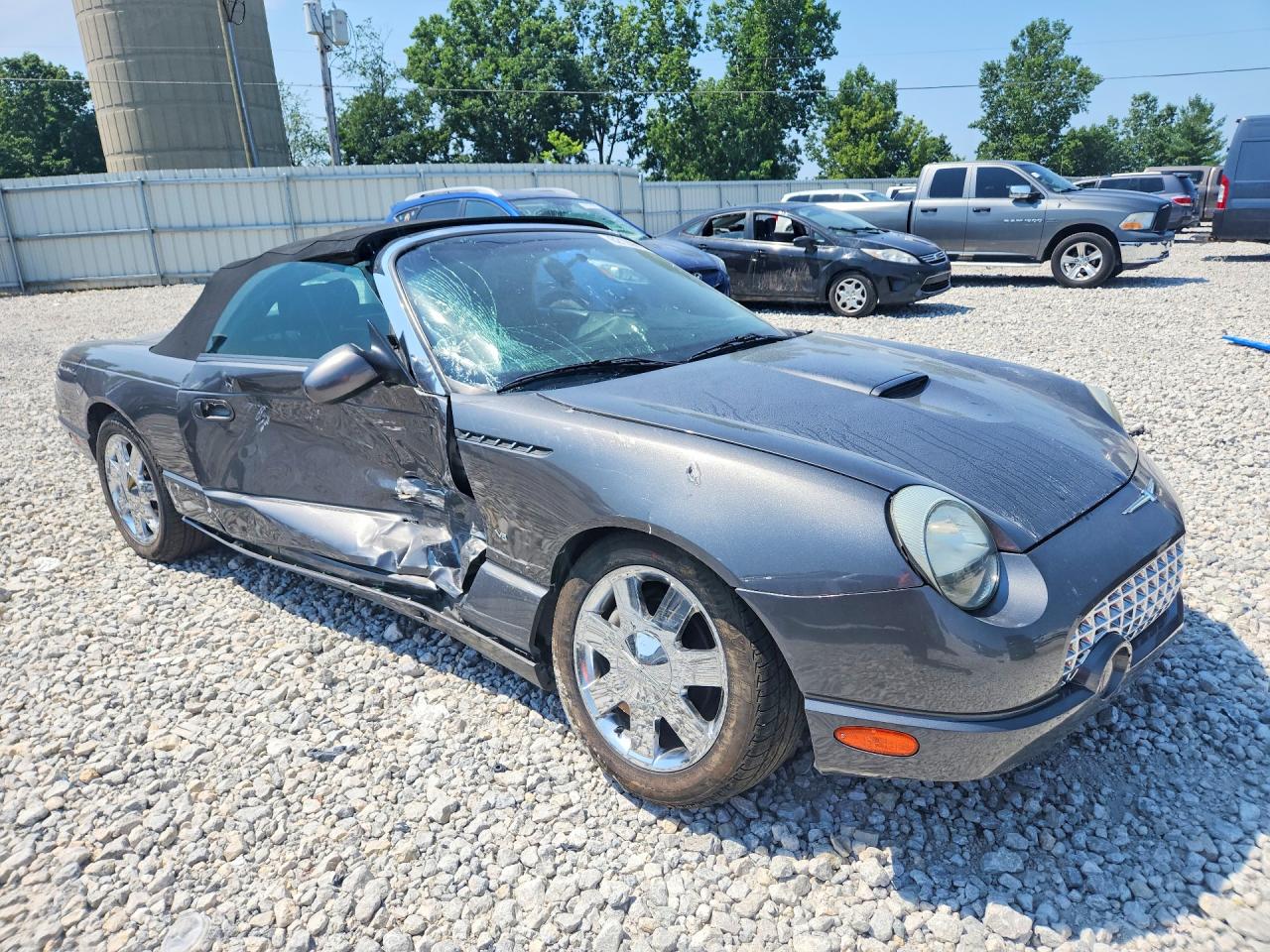 2003 Ford Thunderbird Серый vin: 1FAHP60A63Y100741