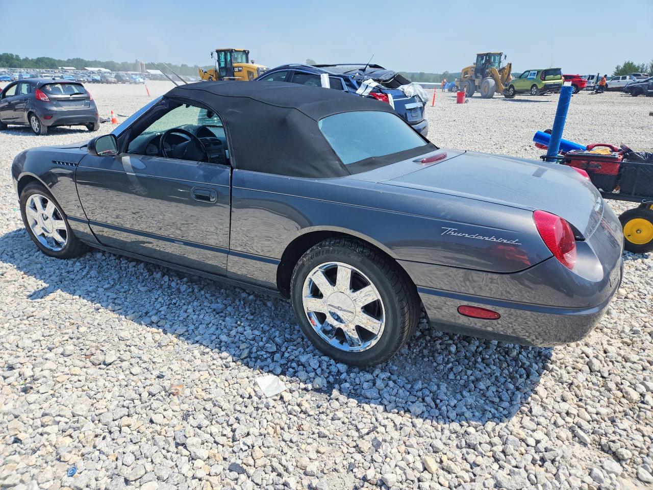 2003 Ford Thunderbird Серый vin: 1FAHP60A63Y100741