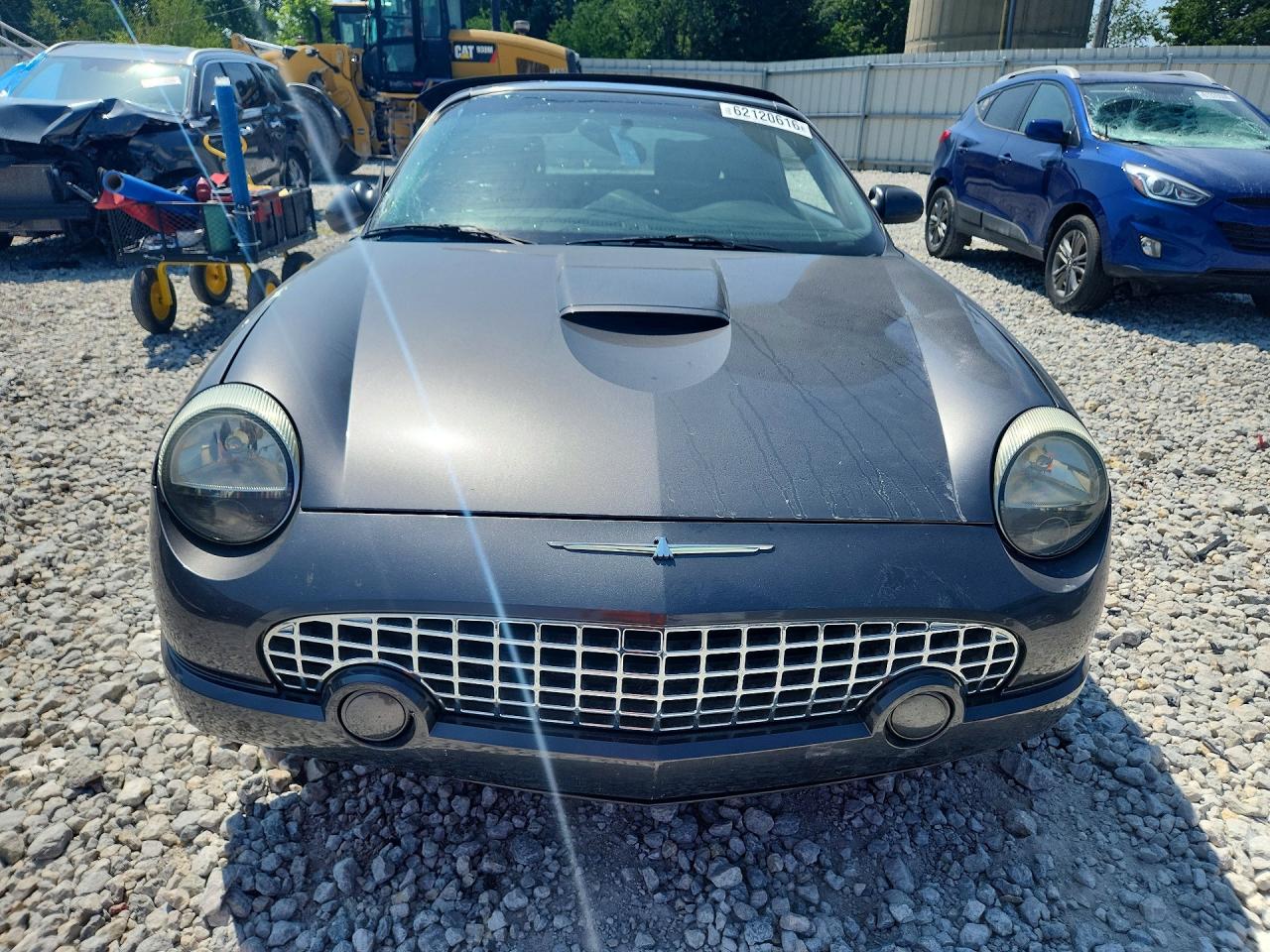 2003 Ford Thunderbird Серый vin: 1FAHP60A63Y100741