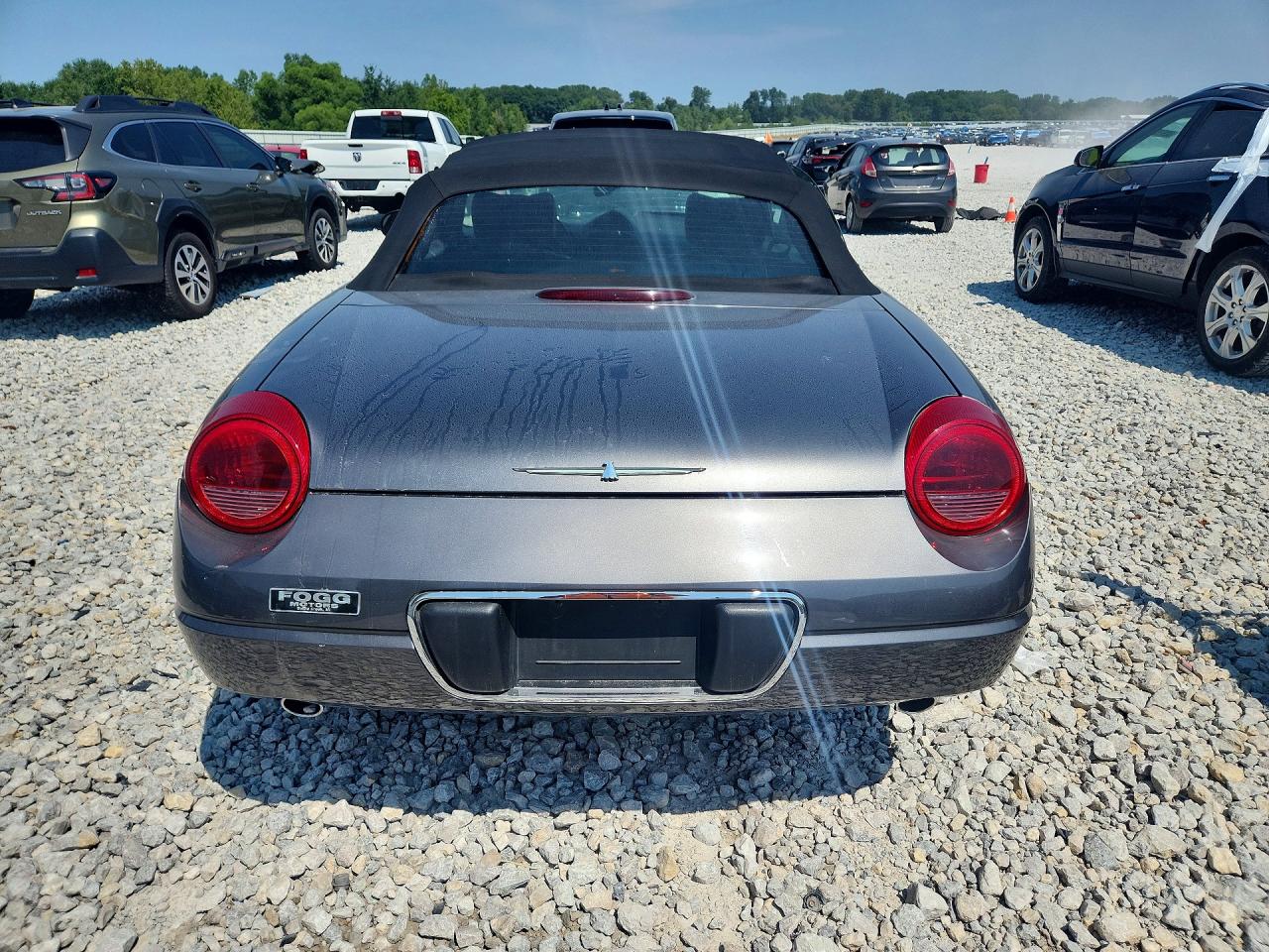 2003 Ford Thunderbird Серый vin: 1FAHP60A63Y100741