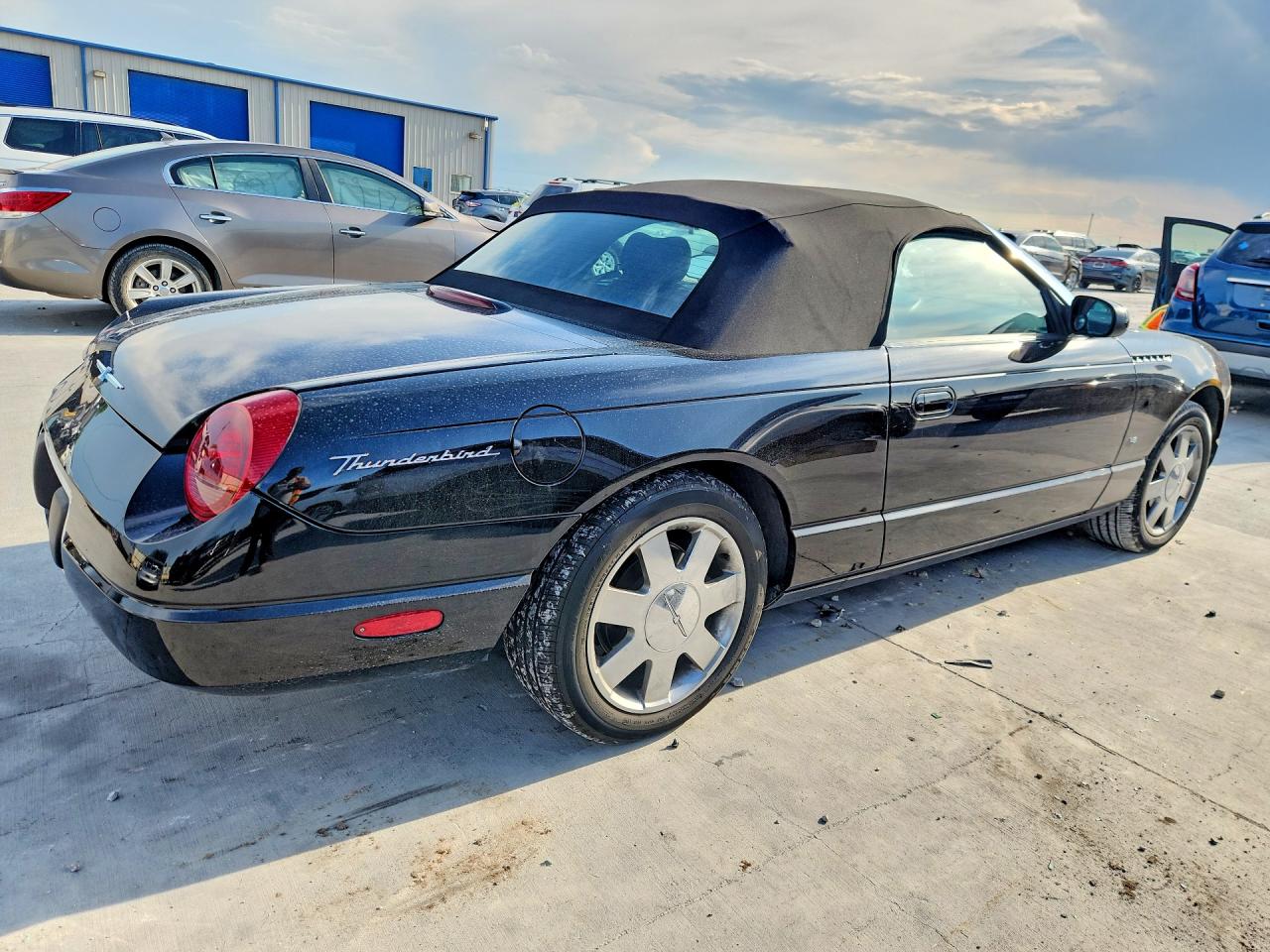 2003 Ford Thunderbird Black vin: 1FAHP60A63Y101503