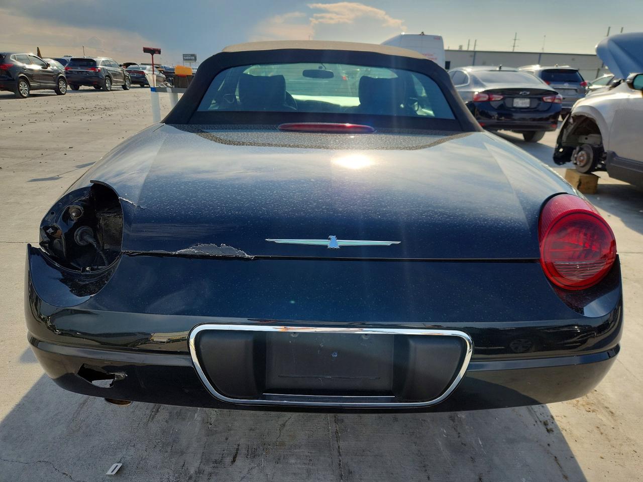 2003 Ford Thunderbird Black vin: 1FAHP60A63Y101503