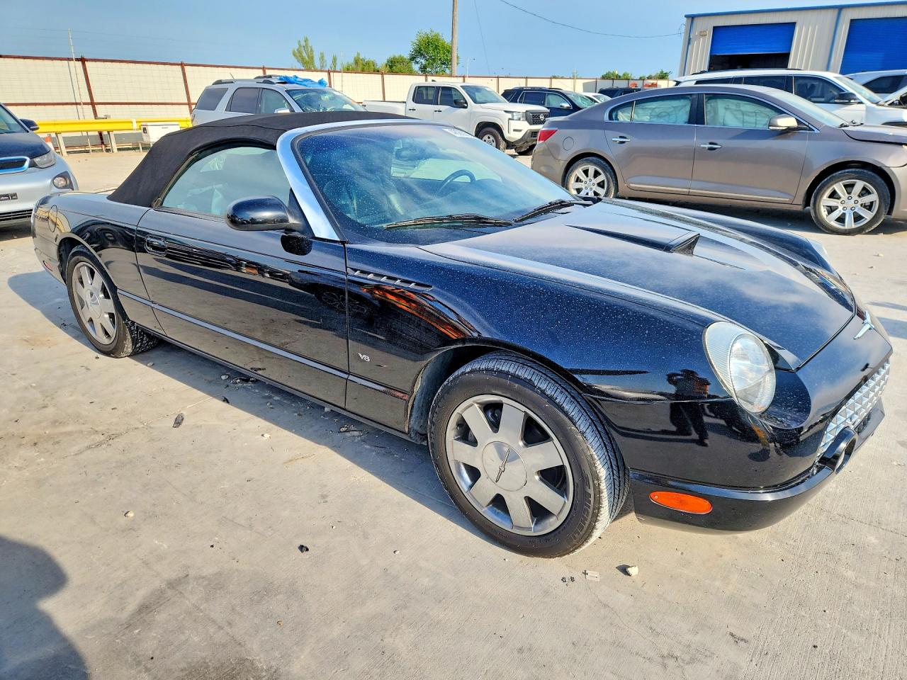 2003 Ford Thunderbird Black vin: 1FAHP60A63Y101503