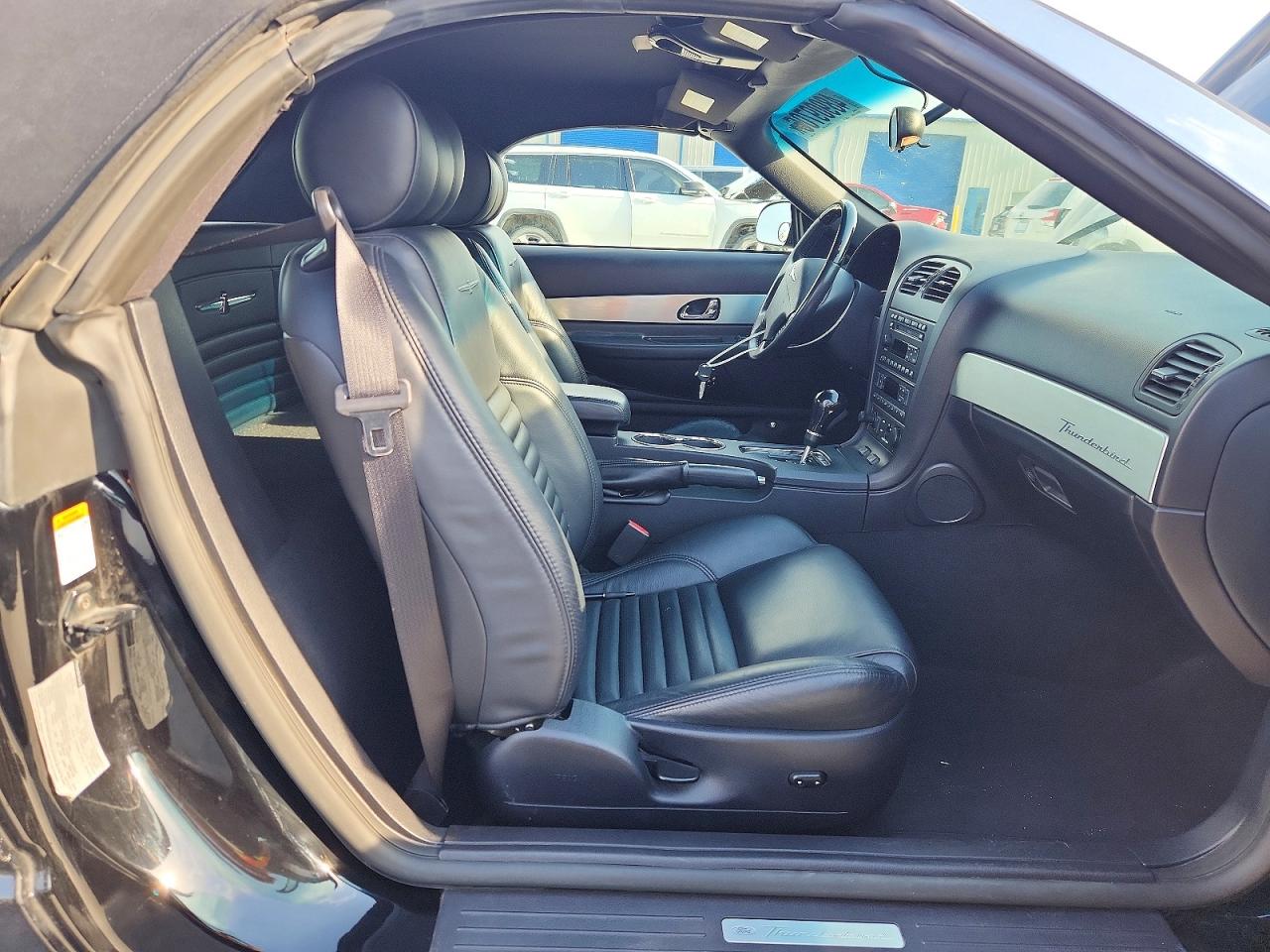 2003 Ford Thunderbird Black vin: 1FAHP60A63Y101503