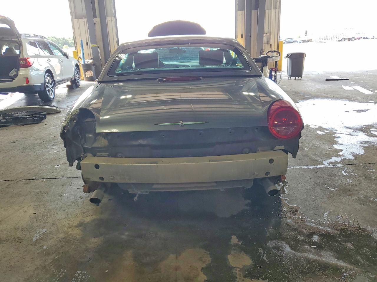 2003 Ford Thunderbird Gray vin: 1FAHP60A63Y105437