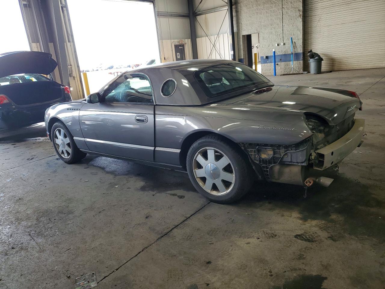 2003 Ford Thunderbird Gray vin: 1FAHP60A63Y105437