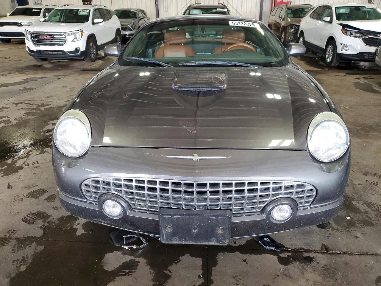 2003 Ford Thunderbird Gray vin: 1FAHP60A63Y105437