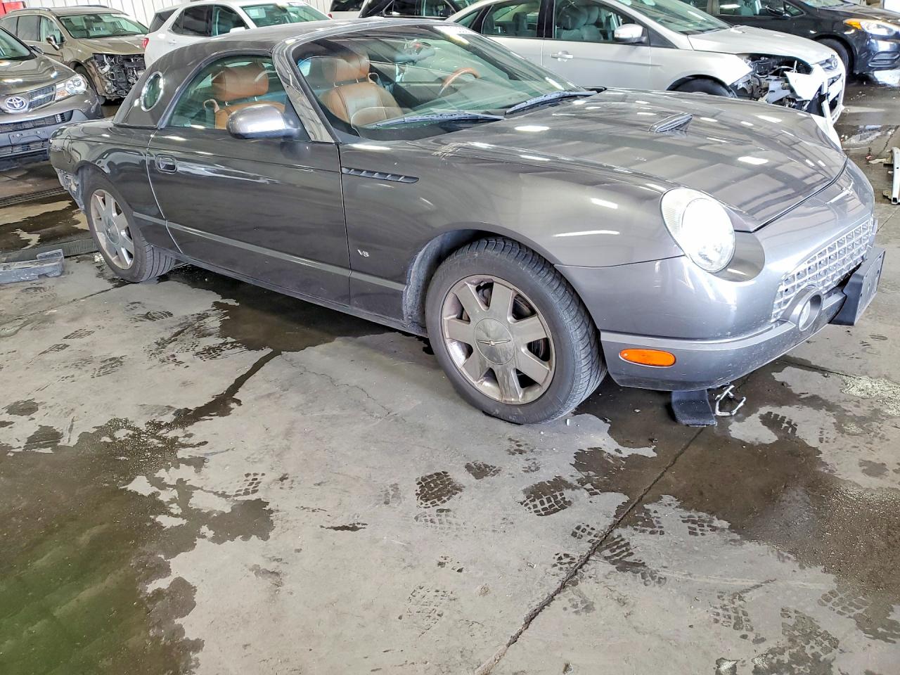 2003 Ford Thunderbird Gray vin: 1FAHP60A63Y105437