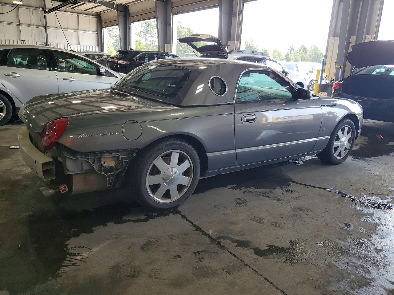 2003 Ford Thunderbird Gray vin: 1FAHP60A63Y105437