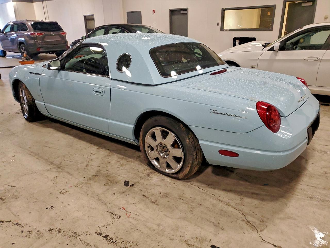 2003 Ford Thunderbird Blue vin: 1FAHP60A63Y107902