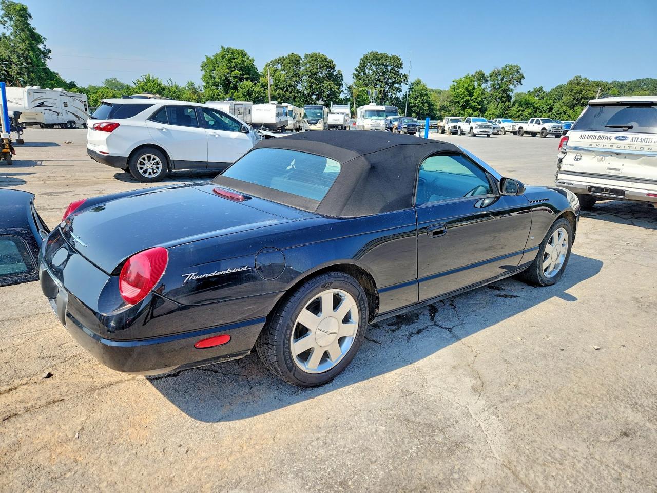 2003 Ford Thunderbird Black vin: 1FAHP60A83Y100899