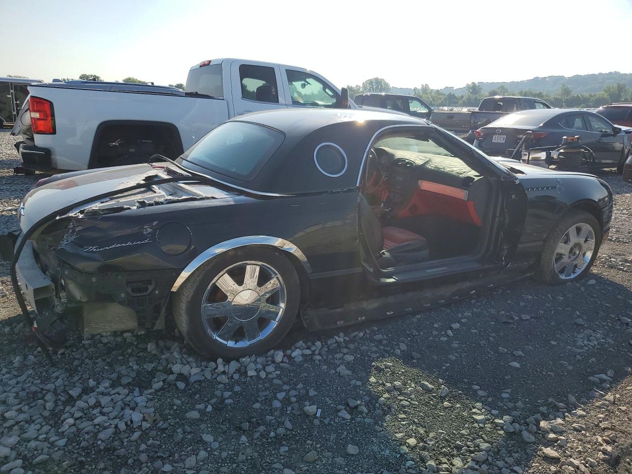 2002 Ford Thunderbird Black vin: 1FAHP60A92Y121002