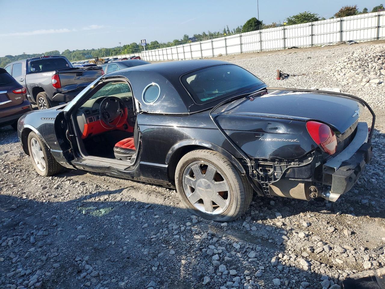 2002 Ford Thunderbird Black vin: 1FAHP60A92Y121002