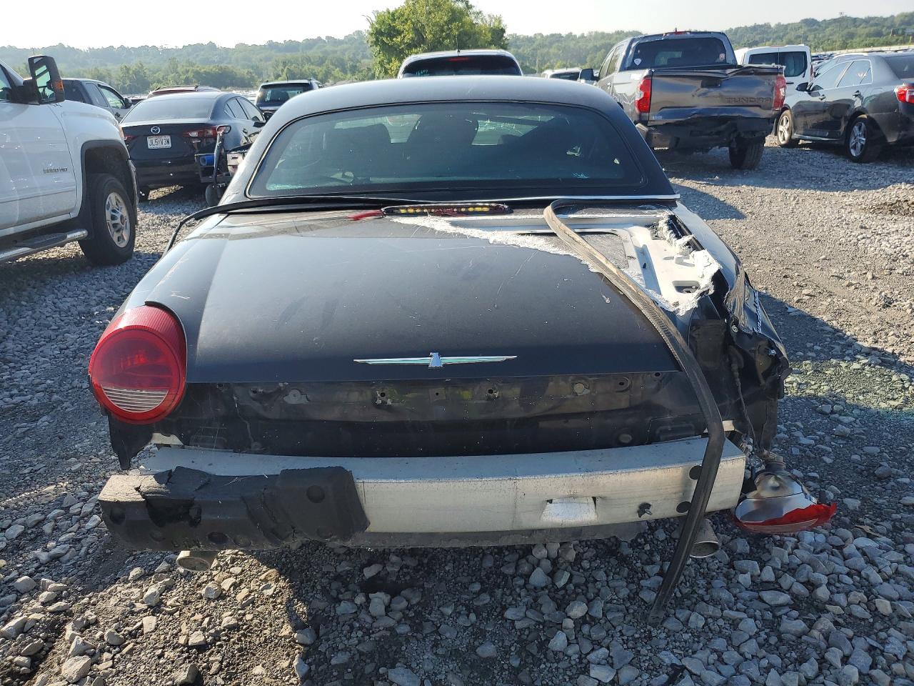 2002 Ford Thunderbird Black vin: 1FAHP60A92Y121002