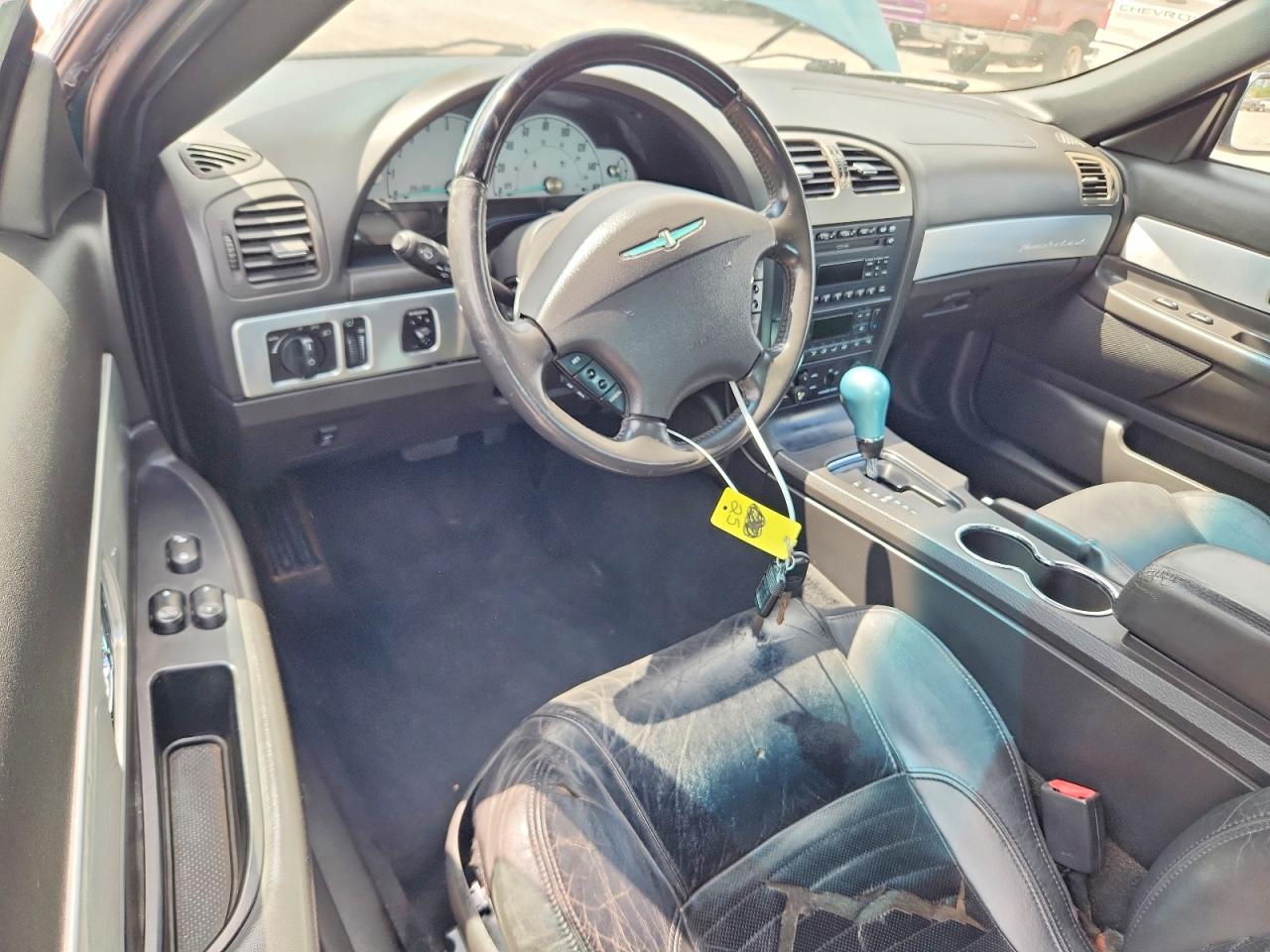 2002 Ford Thunderbird Blue vin: 1FAHP60A92Y127222