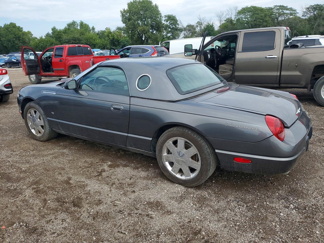 2003 Ford Thunderbird Gray vin: 1FAHP60A93Y112804