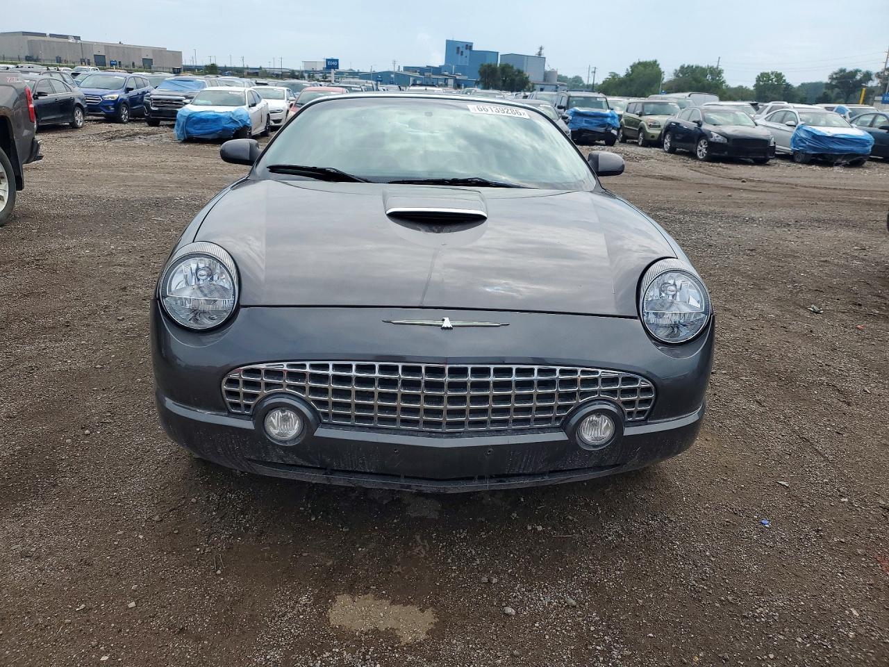 2003 Ford Thunderbird Gray vin: 1FAHP60A93Y112804