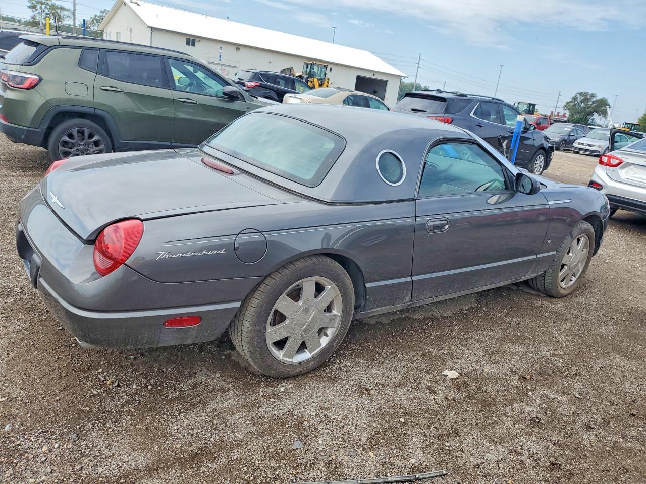 2003 Ford Thunderbird Gray vin: 1FAHP60A93Y112804