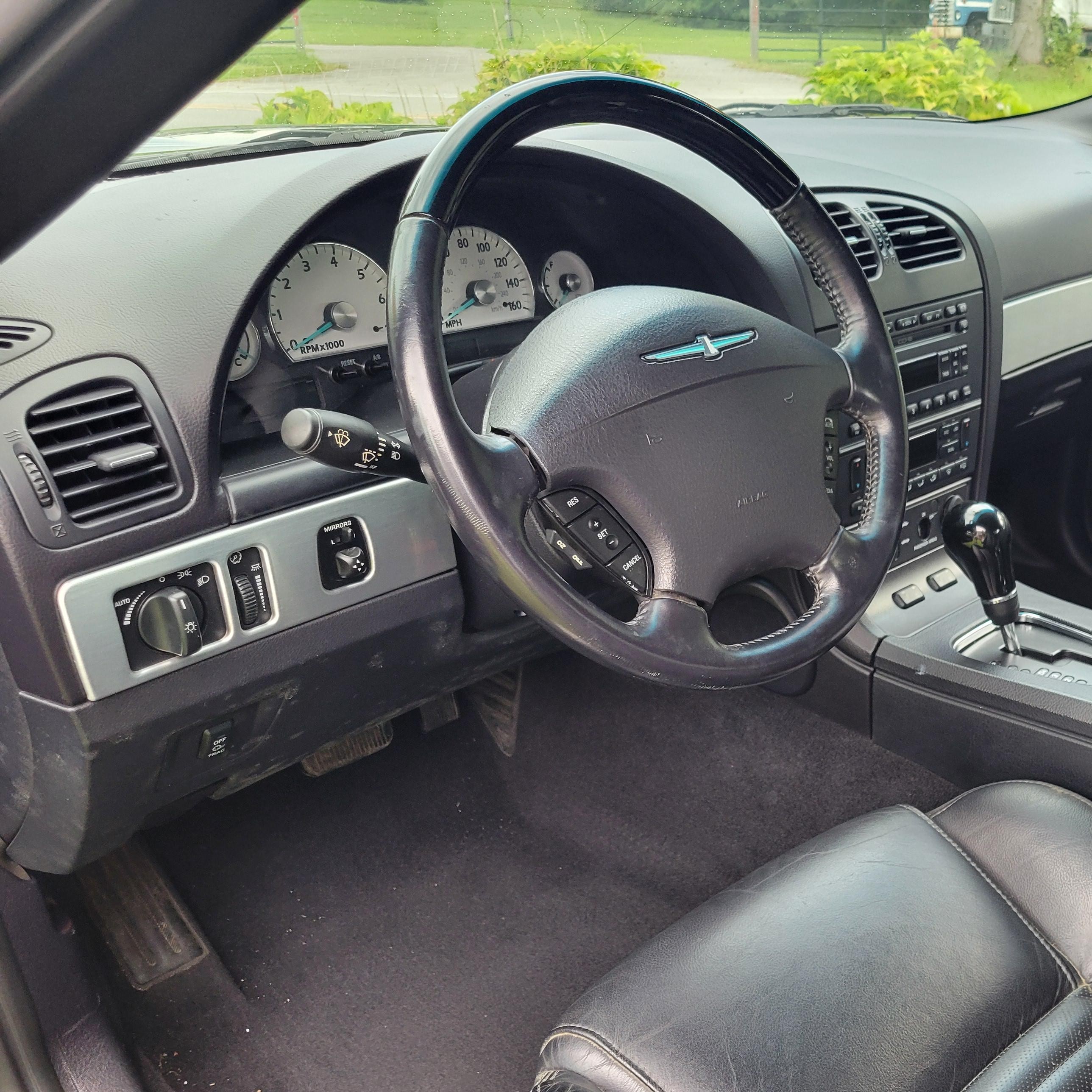 2003 Ford Thunderbird   Black vin: 1FAHP60A93Y113306