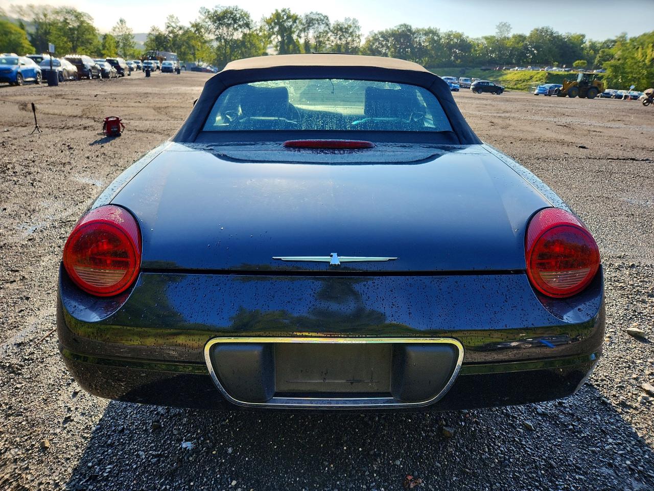 2002 Ford Thunderbird Black vin: 1FAHP60AX2Y120294