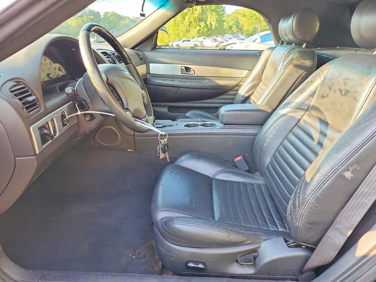 2002 Ford Thunderbird Black vin: 1FAHP60AX2Y120294