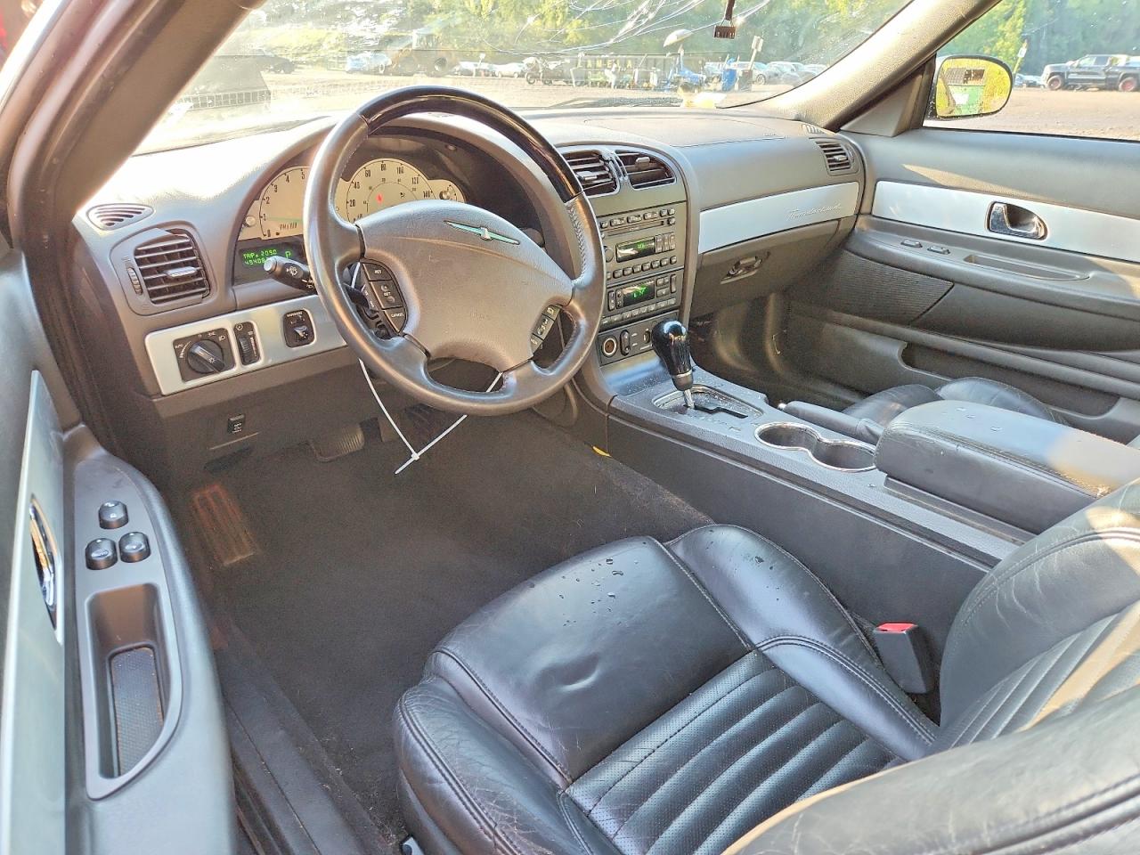 2002 Ford Thunderbird Black vin: 1FAHP60AX2Y120294