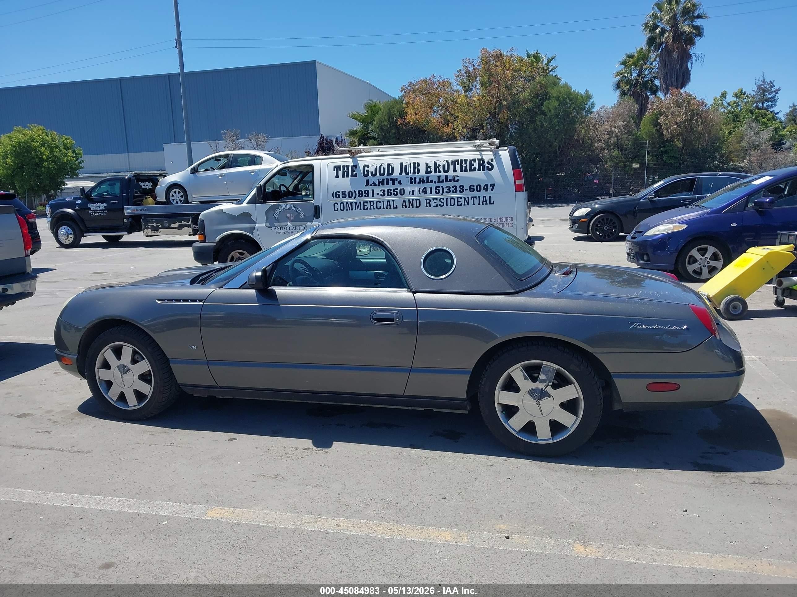 2003 Ford Thunderbird   Gray vin: 1FAHP60AX3Y106820