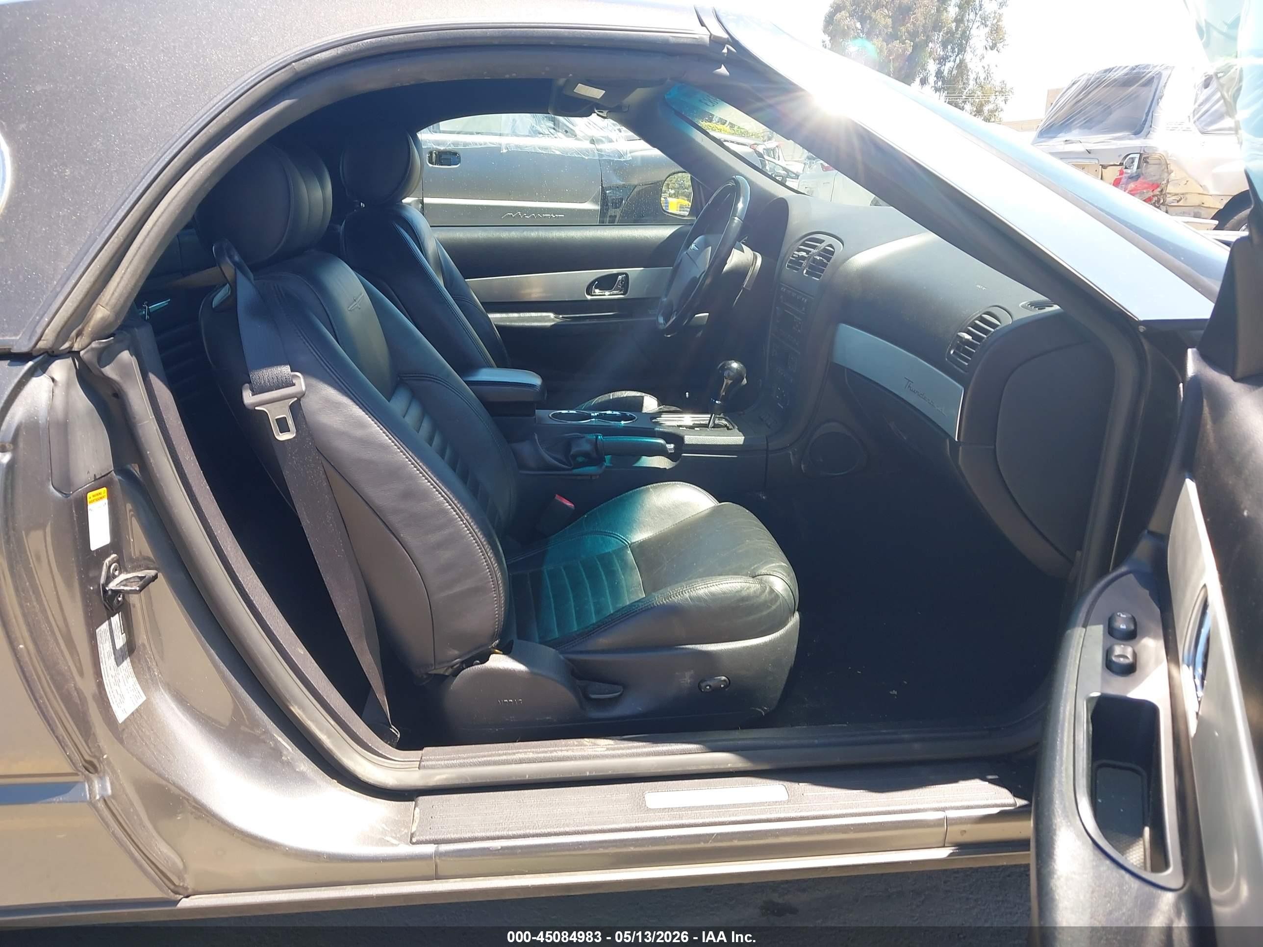 2003 Ford Thunderbird   Gray vin: 1FAHP60AX3Y106820