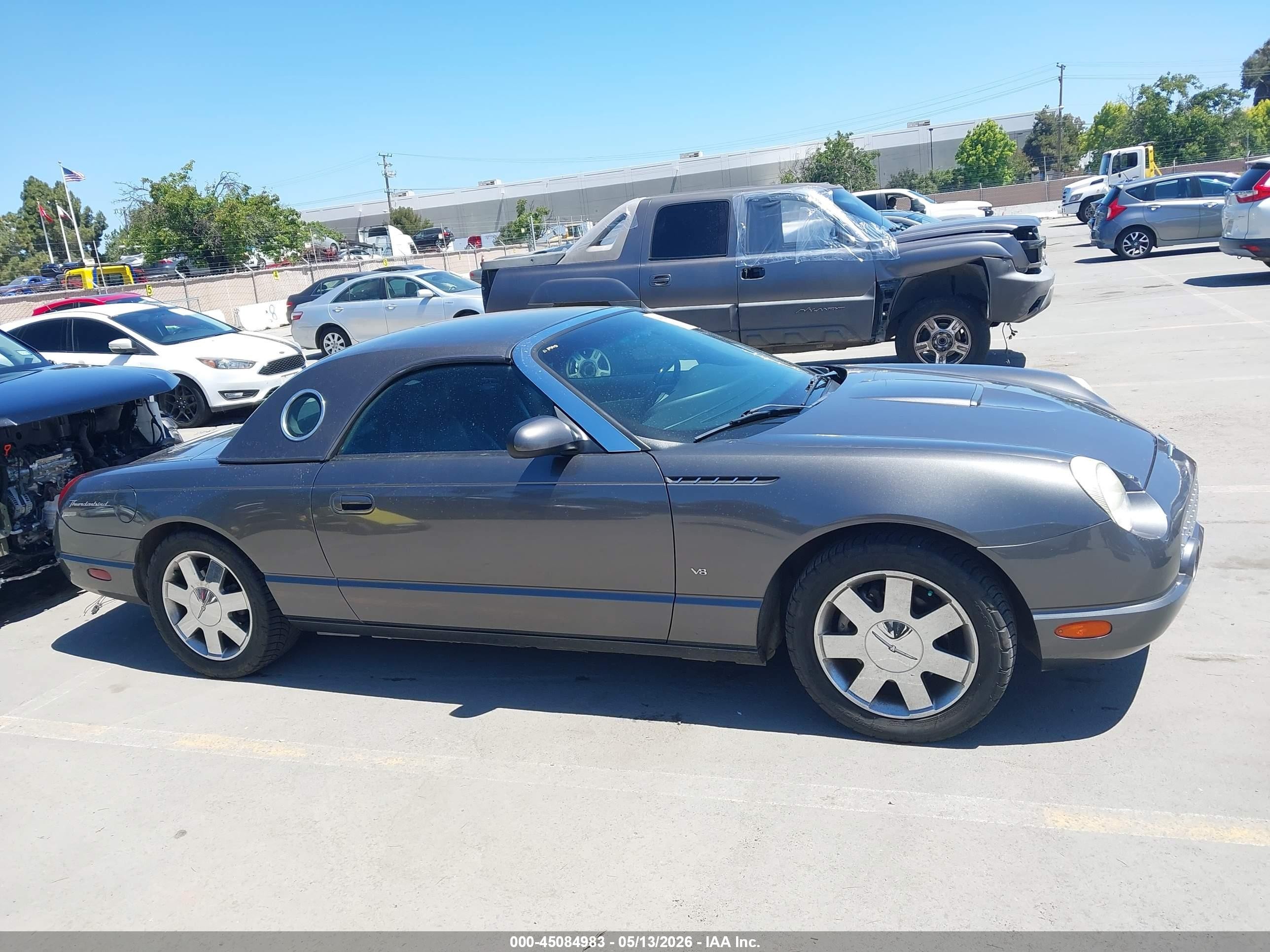2003 Ford Thunderbird   Gray vin: 1FAHP60AX3Y106820