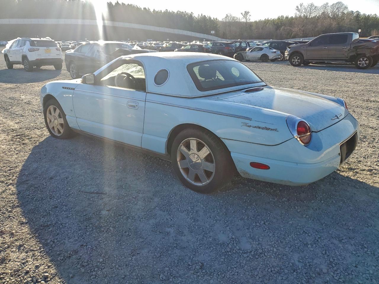 2003 Ford Thunderbird Blue vin: 1FAHP60AX3Y111550