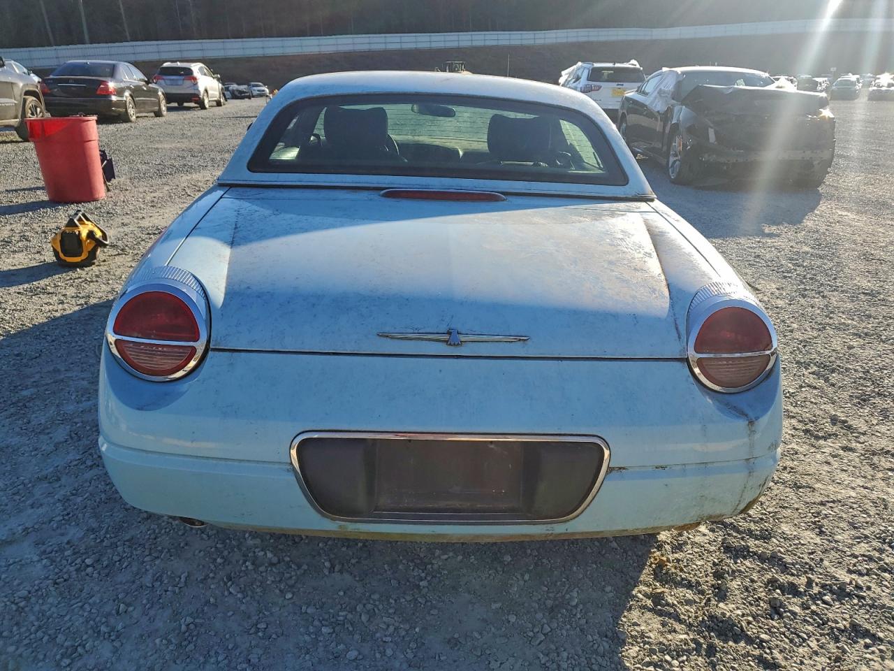 2003 Ford Thunderbird Blue vin: 1FAHP60AX3Y111550