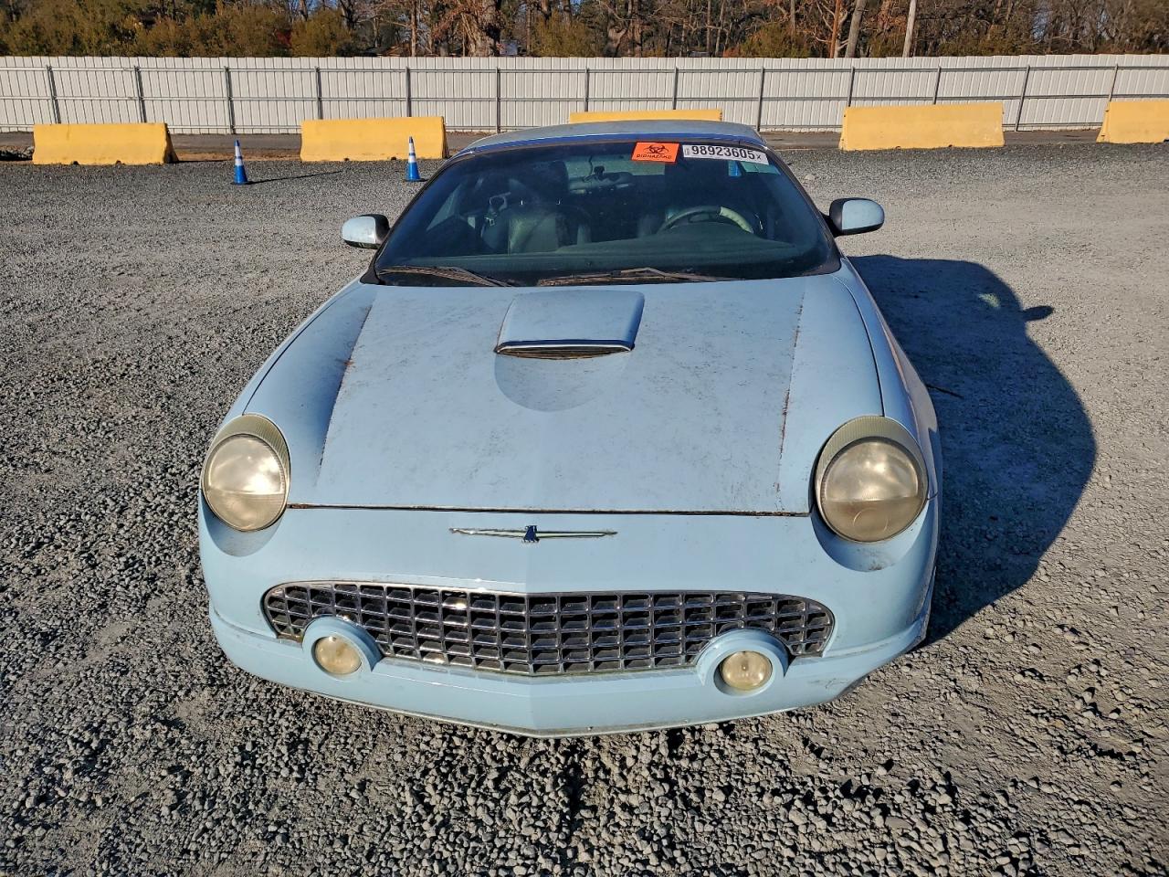 2003 Ford Thunderbird Blue vin: 1FAHP60AX3Y111550