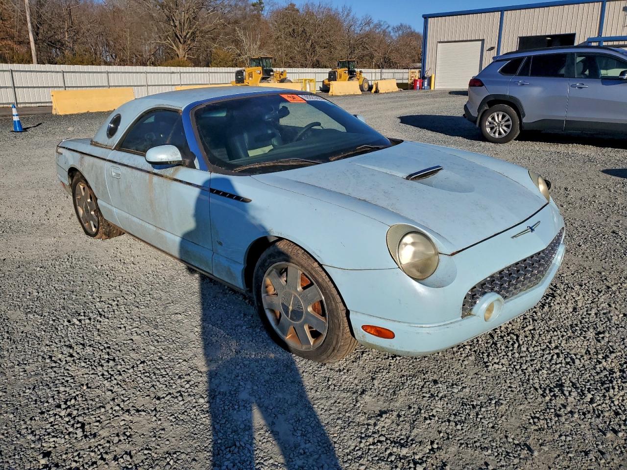 2003 Ford Thunderbird Blue vin: 1FAHP60AX3Y111550