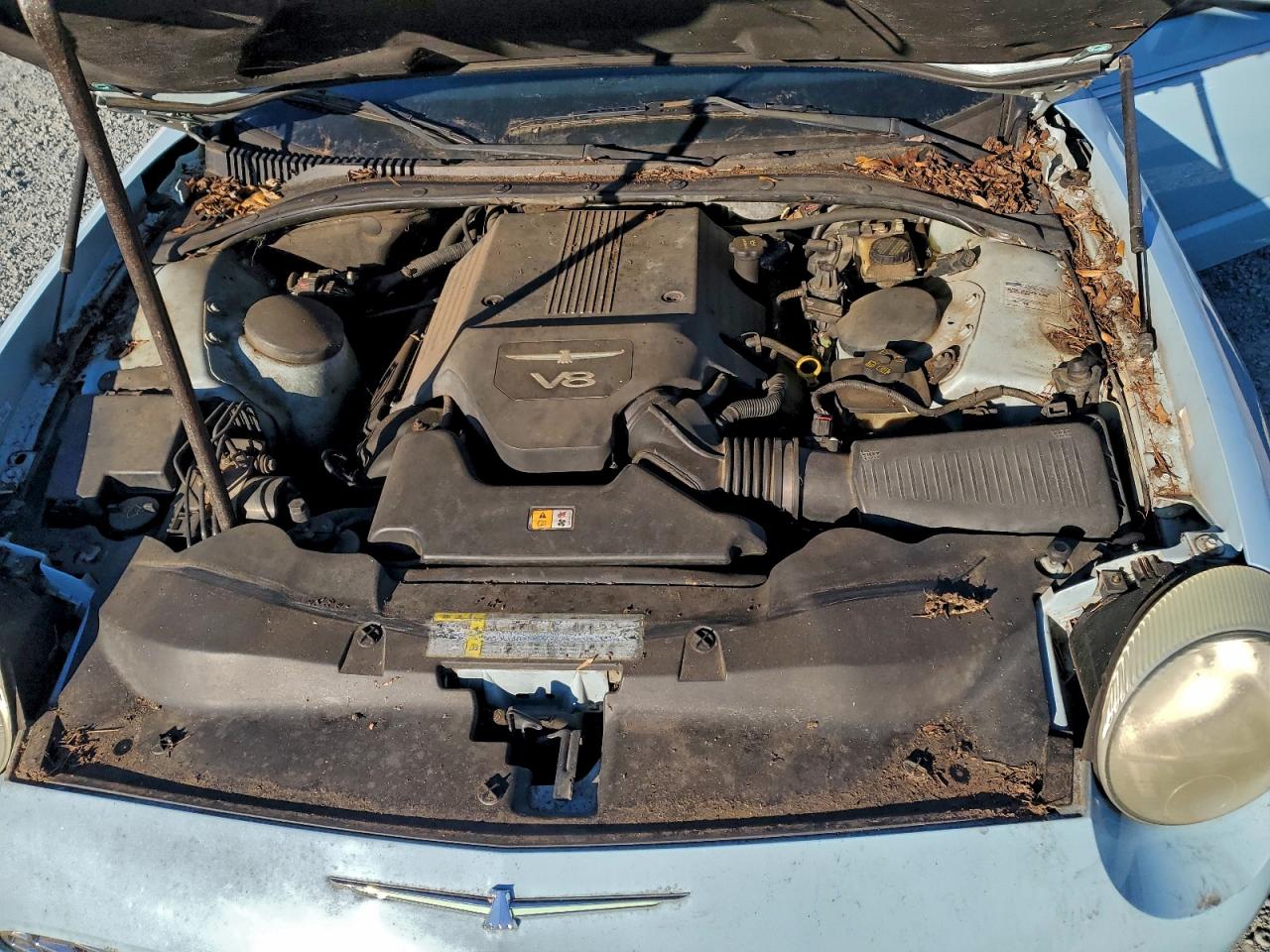 2003 Ford Thunderbird Blue vin: 1FAHP60AX3Y111550