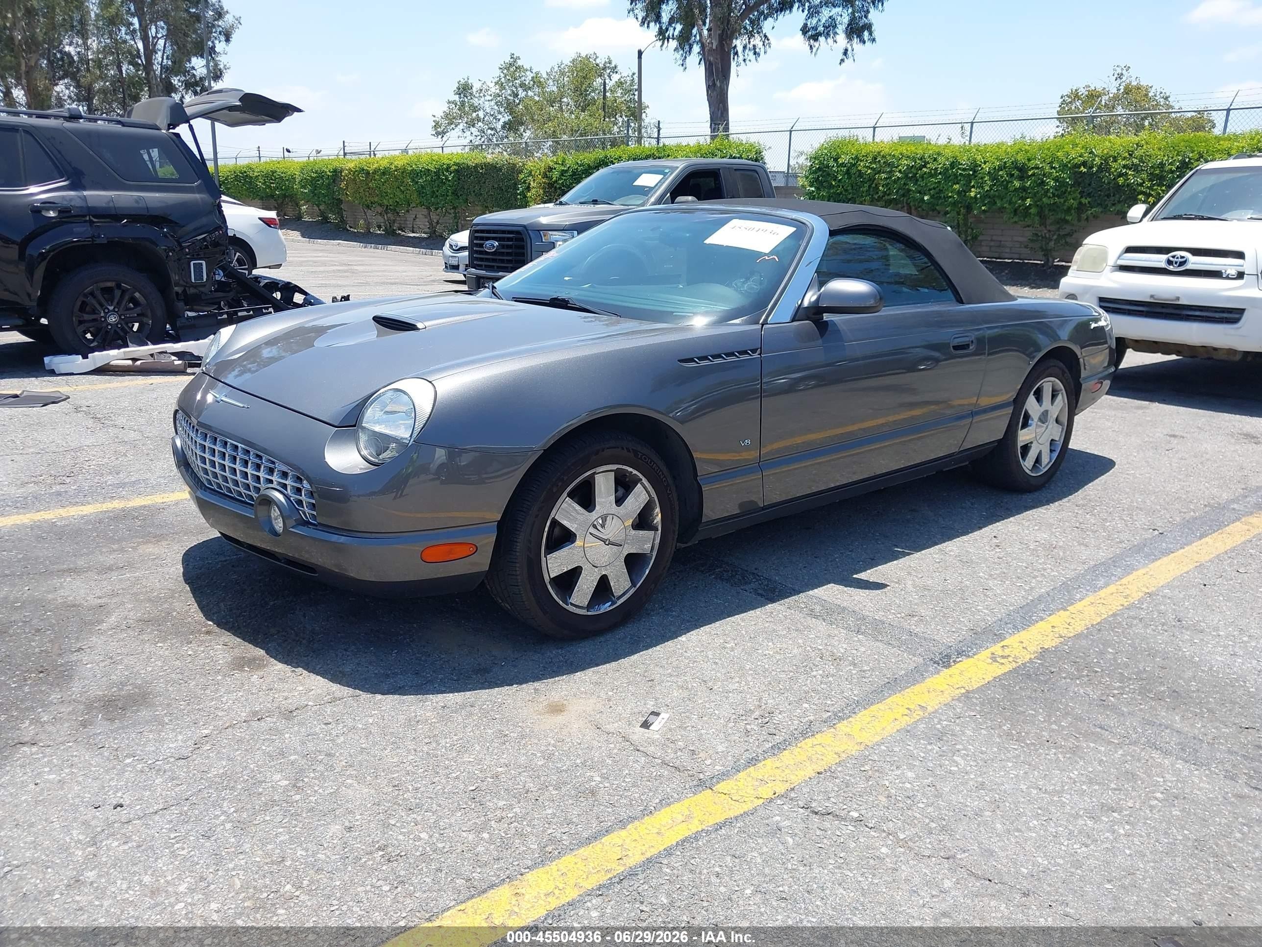 2003 Ford Thunderbird   Black vin: 1FAHP60AX3Y112858