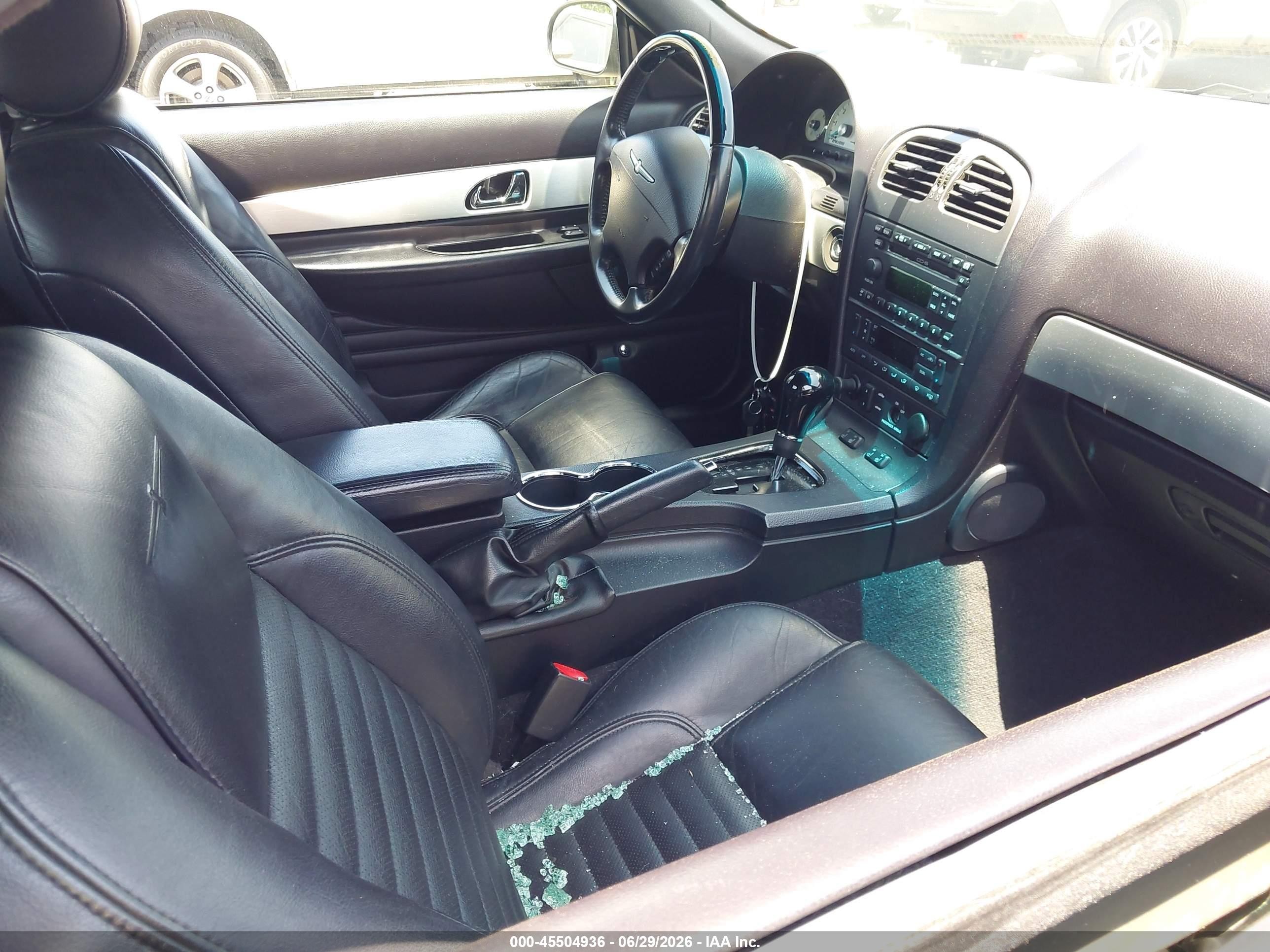 2003 Ford Thunderbird   Black vin: 1FAHP60AX3Y112858