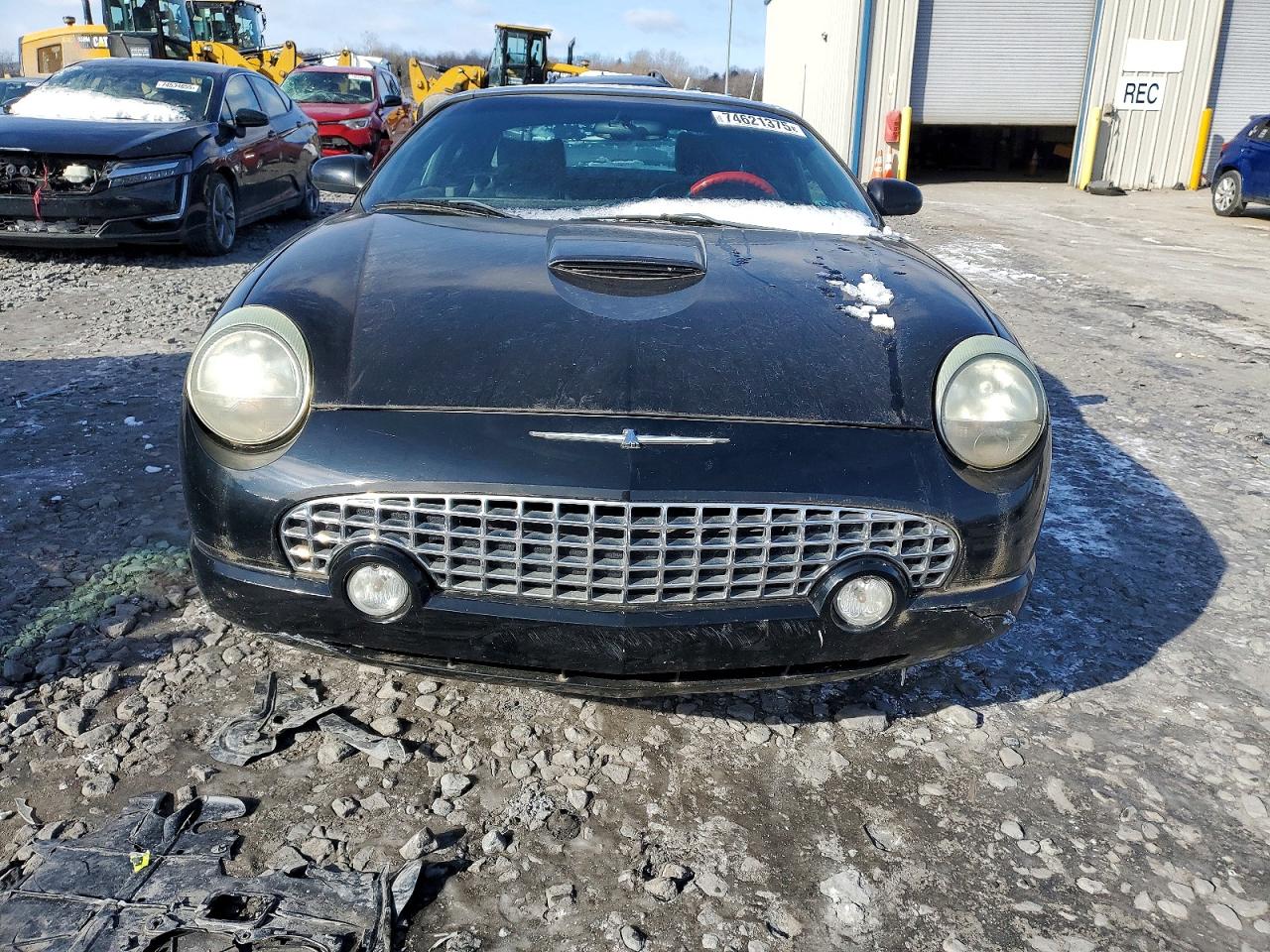 2003 Ford Thunderbird Black vin: 1FAHP60AX3Y113668