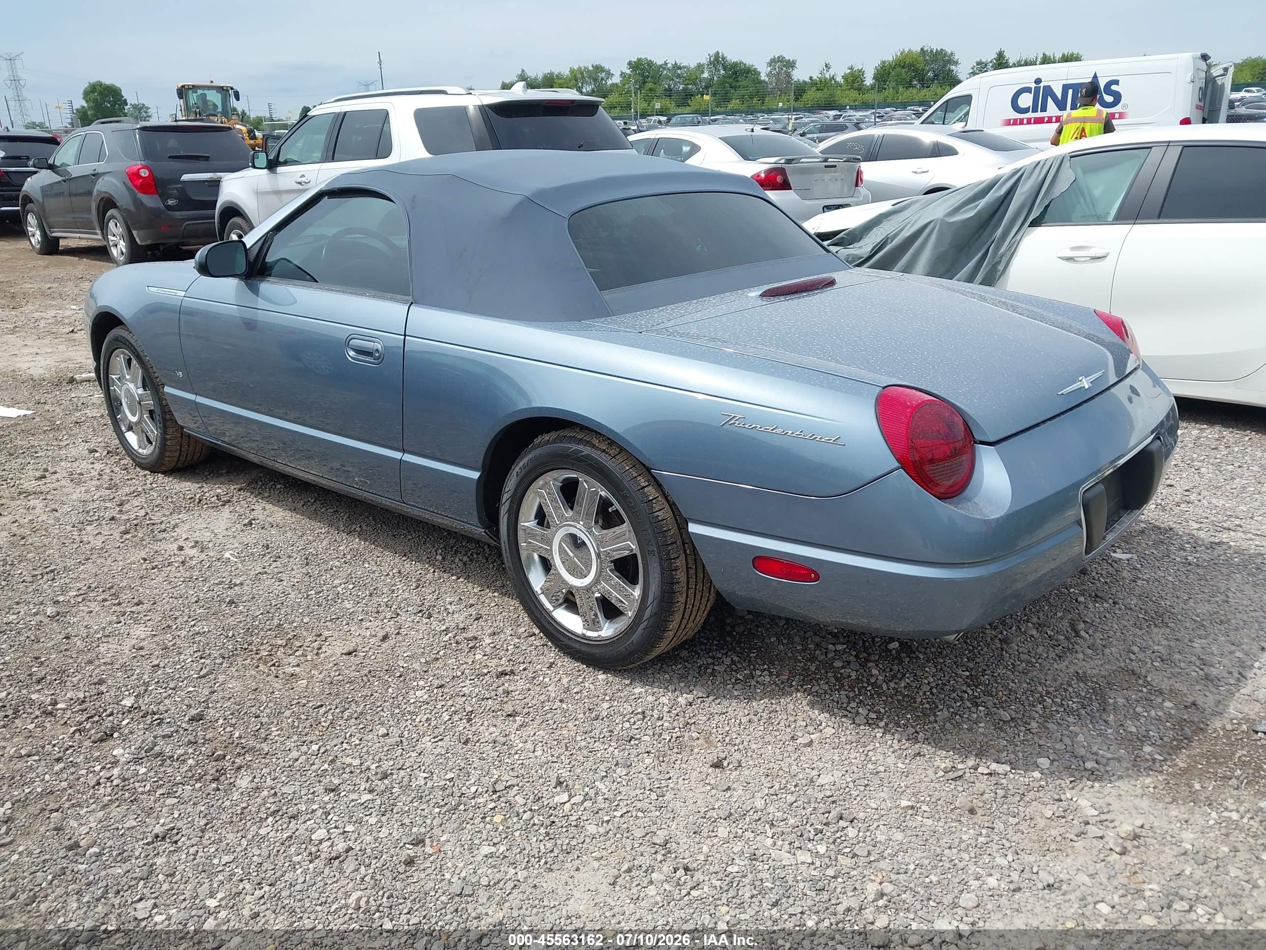 2005 Ford Thunderbird 50th Anniversary Light Blue vin: 1FAHP60AX5Y103323