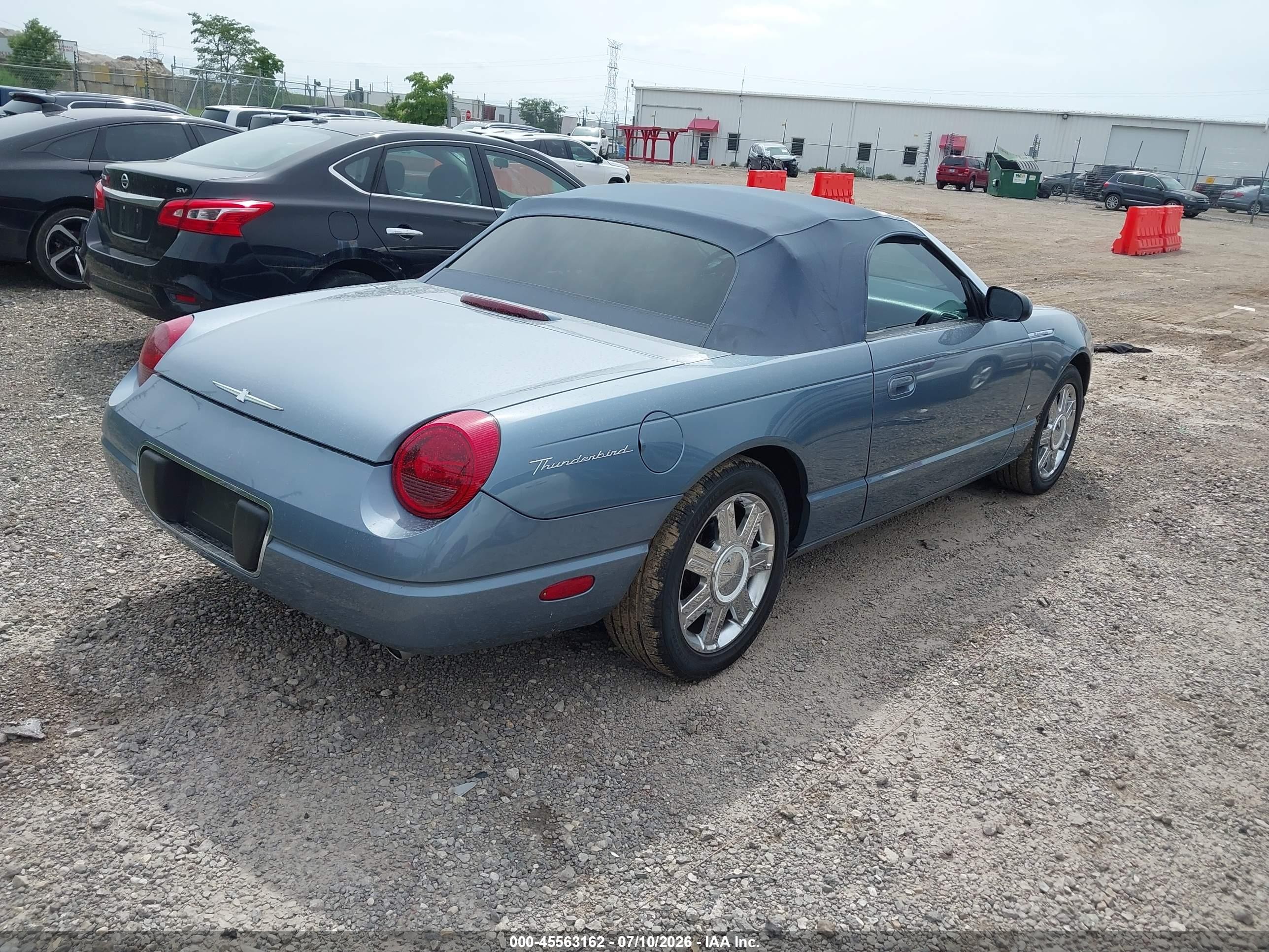 2005 Ford Thunderbird 50th Anniversary Light Blue vin: 1FAHP60AX5Y103323
