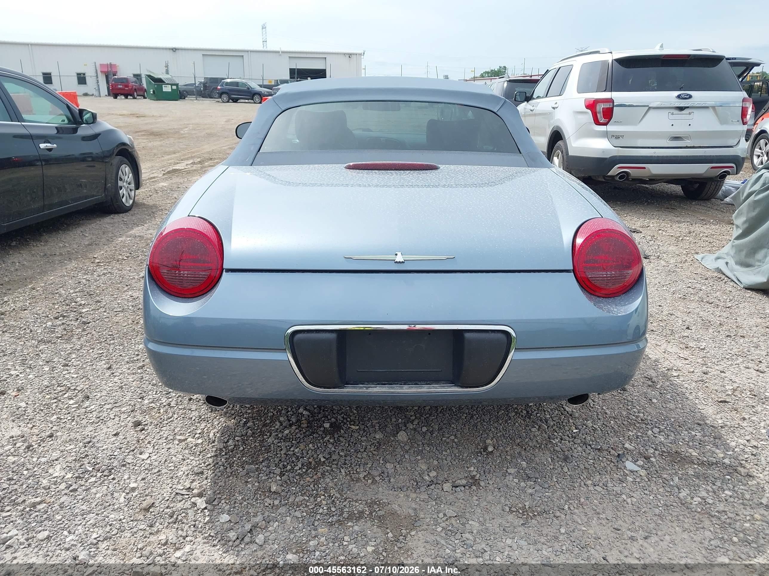 2005 Ford Thunderbird 50th Anniversary Light Blue vin: 1FAHP60AX5Y103323