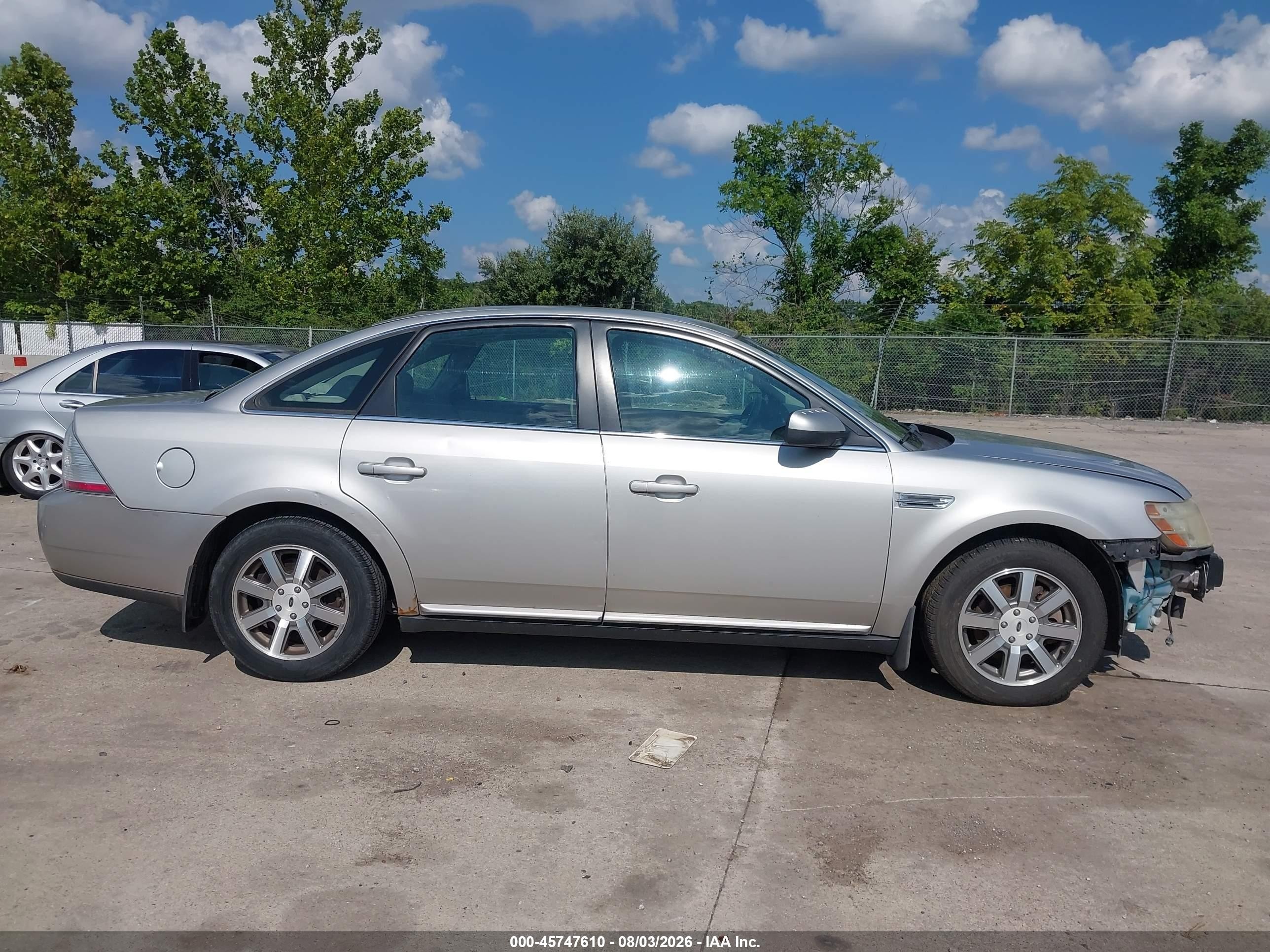 2008 Ford Taurus Sel Silver vin: 1FAHT24W48G182464