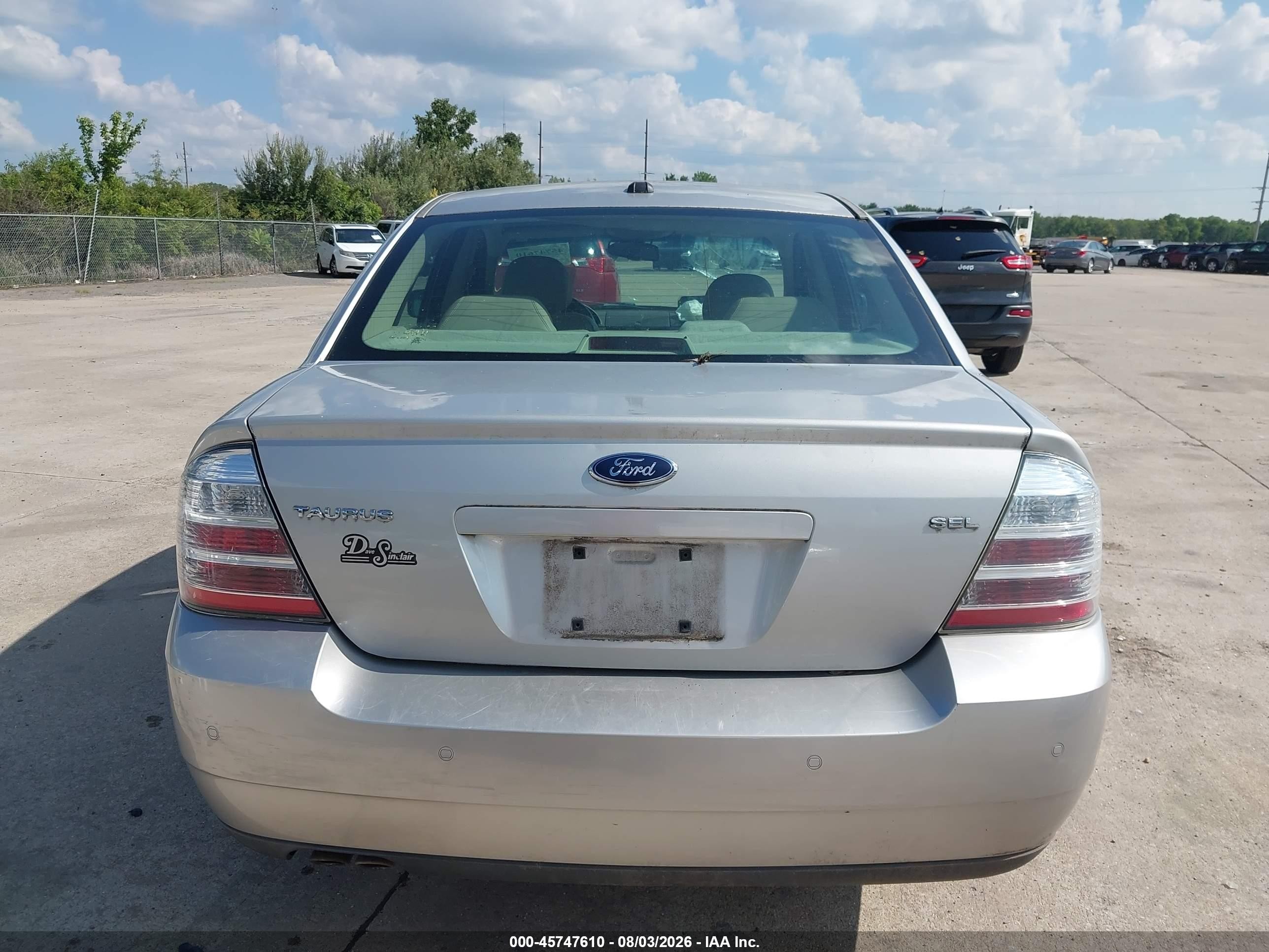 2008 Ford Taurus Sel Silver vin: 1FAHT24W48G182464