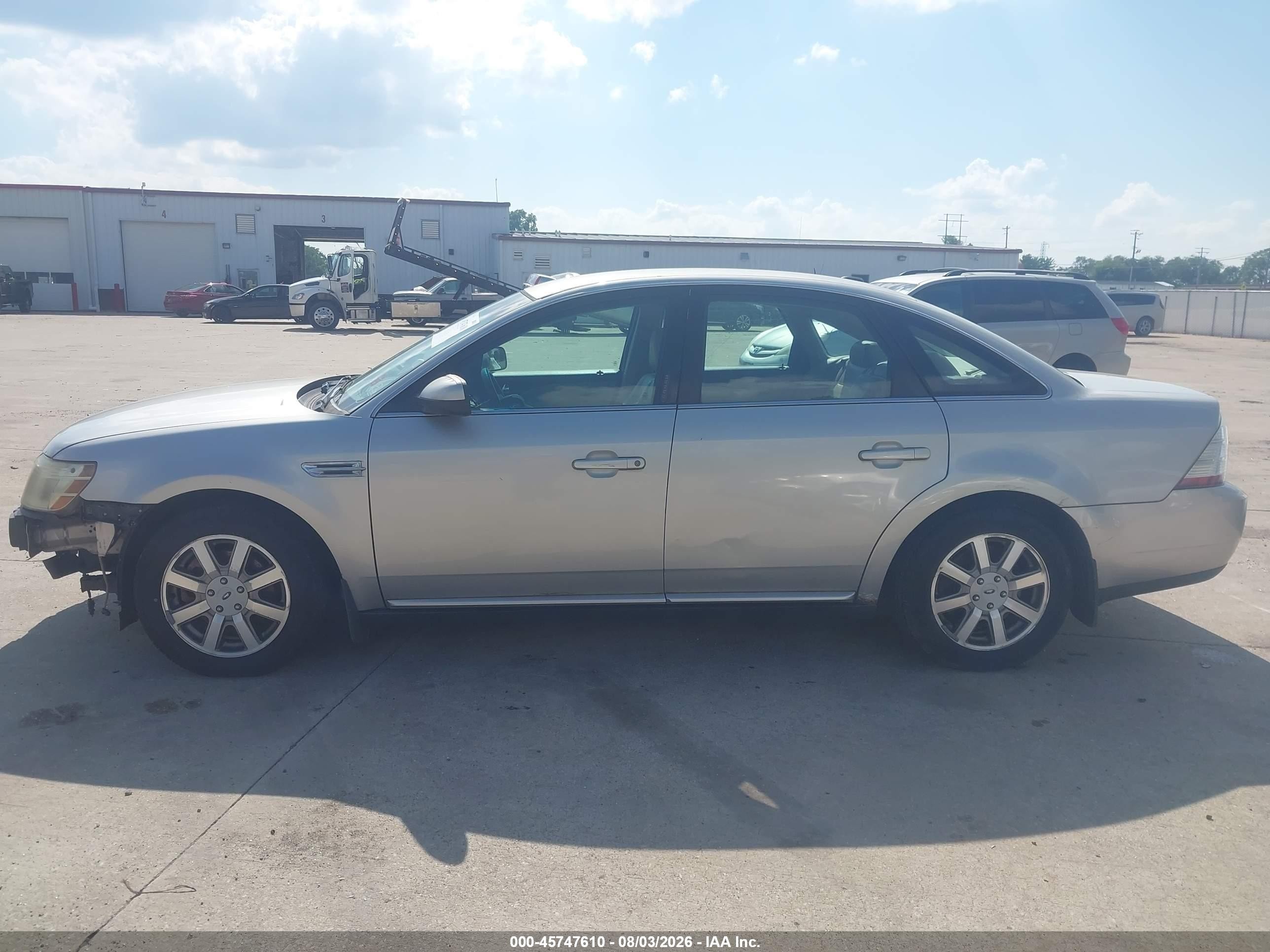 2008 Ford Taurus Sel Silver vin: 1FAHT24W48G182464