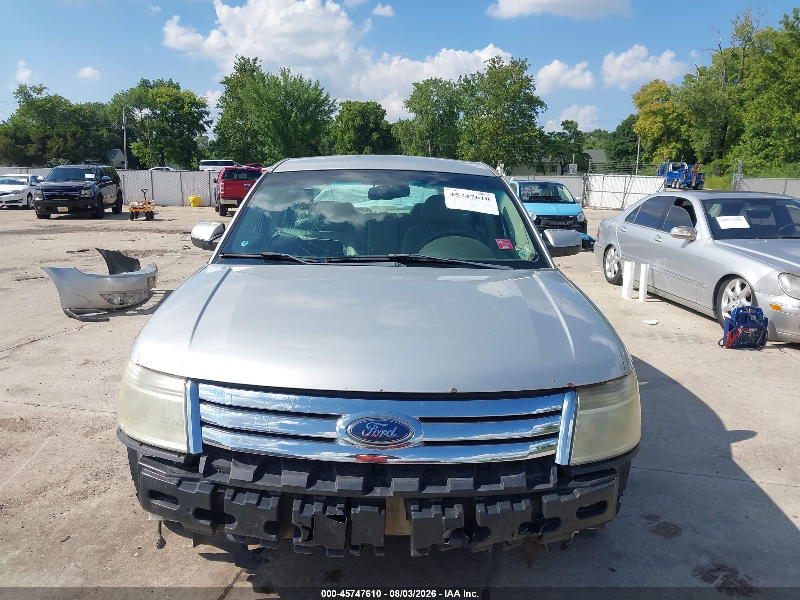 2008 Ford Taurus Sel Silver vin: 1FAHT24W48G182464