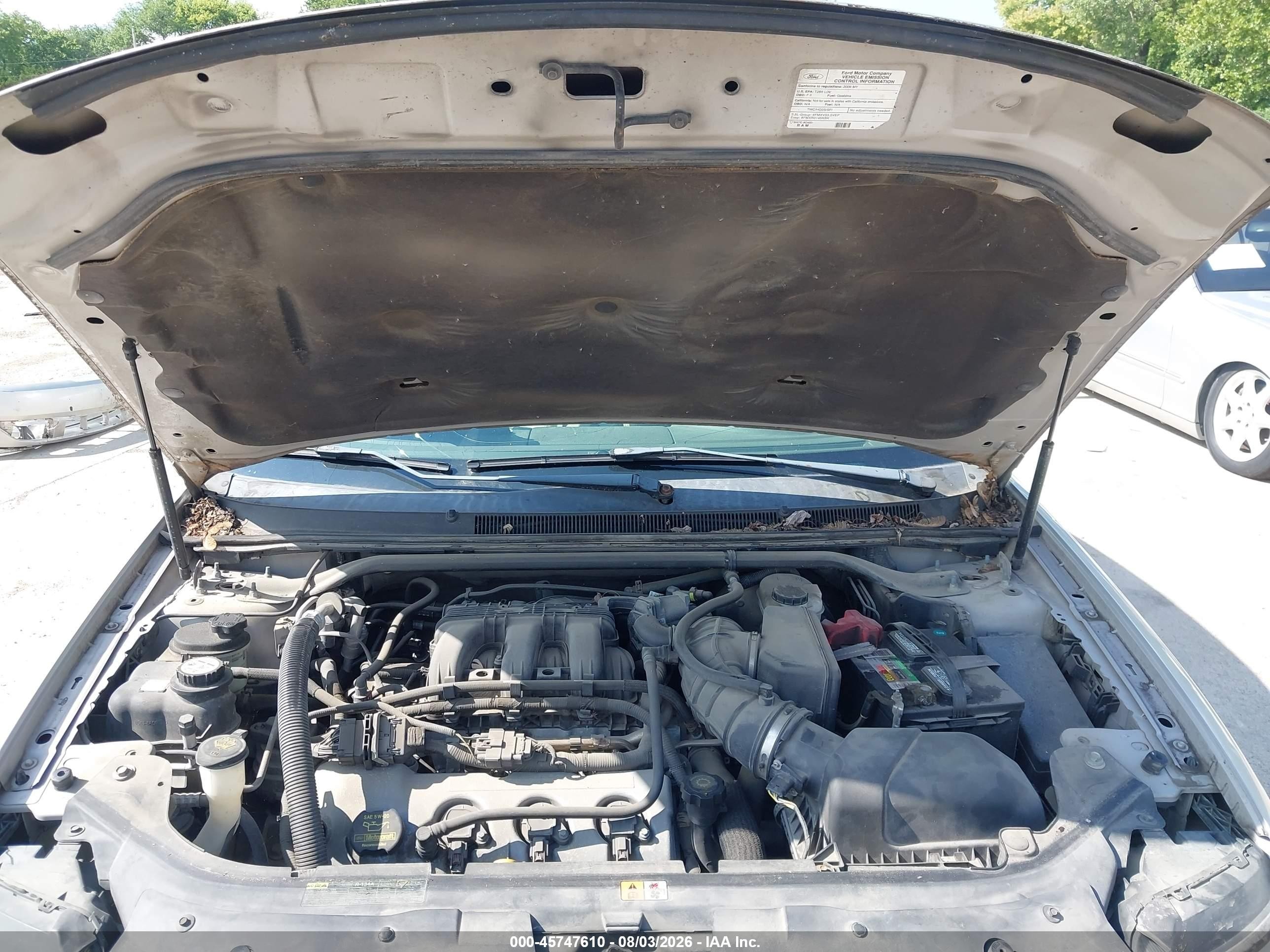 2008 Ford Taurus Sel Silver vin: 1FAHT24W48G182464