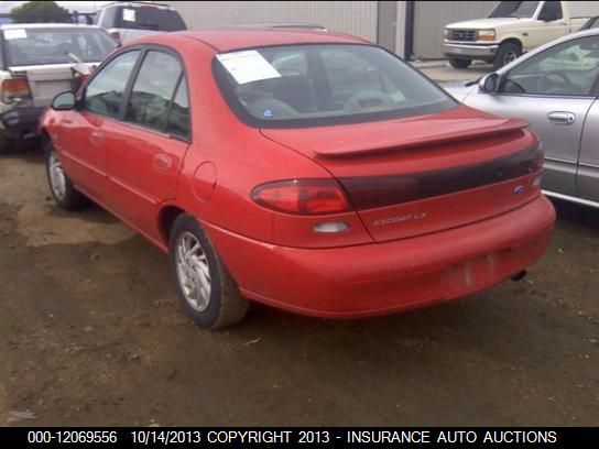 1997 Ford Escort Lx 4-door vin: 1FALP13P0VW197544