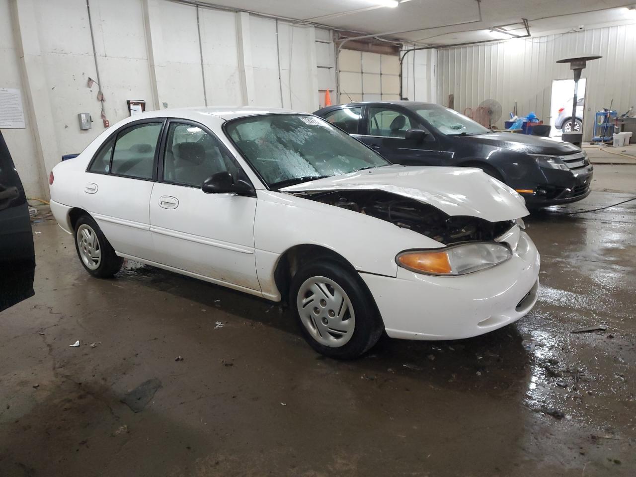 1997 Ford Escort Lx White vin: 1FALP13P3VW360820