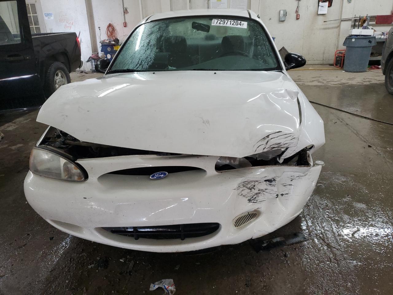 1997 Ford Escort Lx White vin: 1FALP13P3VW360820