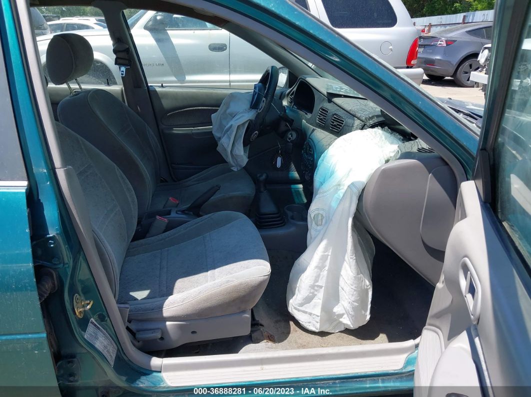 1997 Ford Escort Lx Green vin: 1FALP13P4VW303316